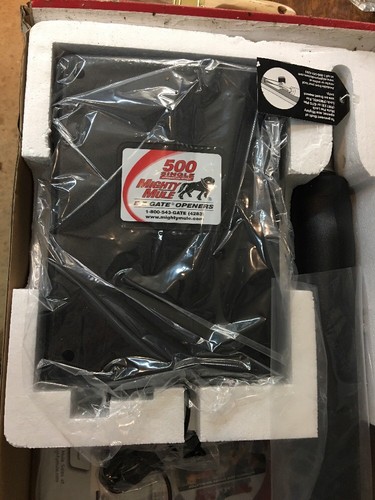 NOS Mighty Mule GTO FM500 Automatic 18ft Single Swing Gate Opener Kit (NEW)