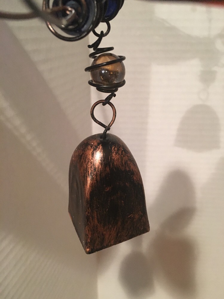 Butterfly Wind Chime w/ Copper Bell Yard Garden Outdoor Living Home Decor