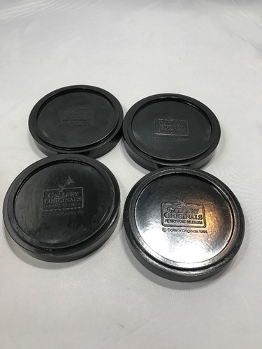 Gallery Originals 1930’s Replica Center Grease Caps Set of 4 Coasters Henry Ford