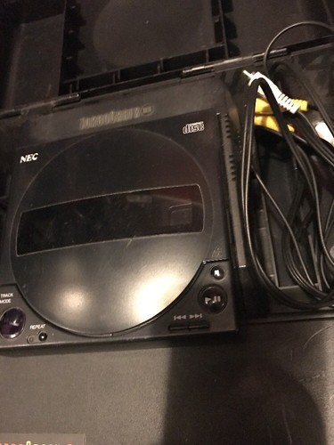 Turbo Grafx 16 And Turbo Cd Attachment.  Case. Works Great