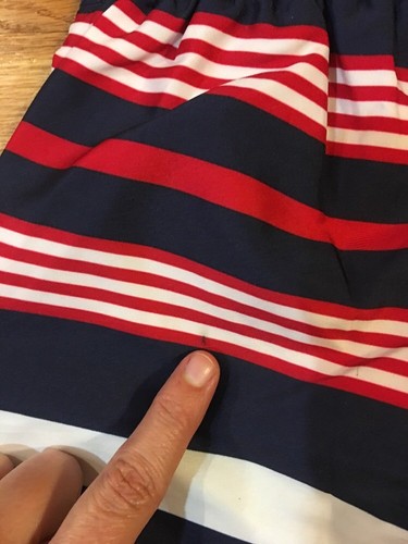 GYMBOREE FOURTH OF JULY RED WHITE & BLUE STRIPE SWIM TRUNKS 4T