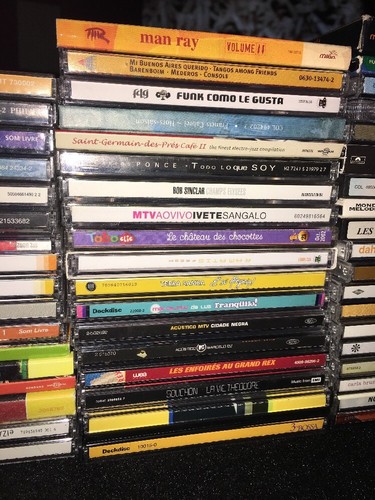 Giant Lot Of French CDs France World Music Soundtracks Compilation 108 Titles