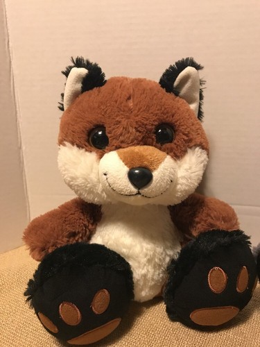 2 Aurora World Inc. Stuffed Plush Animal Raccoon And Fox Toys 10”