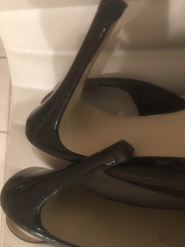 GUESS DEVINE  PUMP  SLING  BACK SHOE PATENT  LEATHER  US 7M