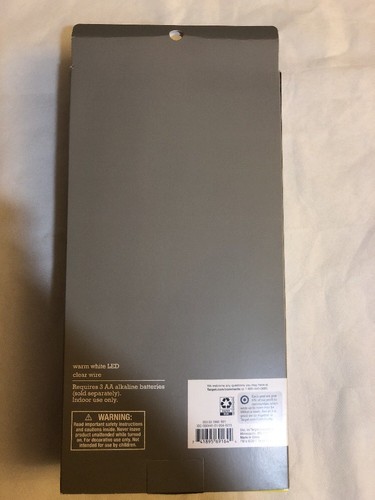 SPRITZ! STRING LIGHTS / CUPCAKE LED 10 CT BATTERY / 7.5 FT PARTY BRAND NEW!