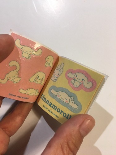 RARE Vintage Sanrio Cinnamoroll Mini Sticker Book 2008 NEW Perfect Stickers