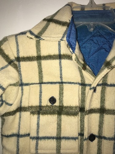 Vintage Boys Clothes Size Large Barn Coat Aldens Chicago Catalog Quilted Heavy