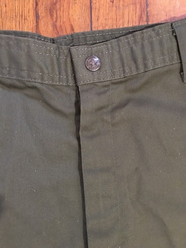 Boy Scouts Mens Boys Shorts BSA Official Uniform Green Size Waist 28 x 5 VGC