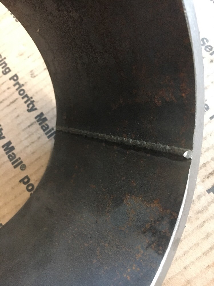 6" IPS Pipe Weld on Steel Collar 4” Long. 1/4" + THICK Wall Sch 40