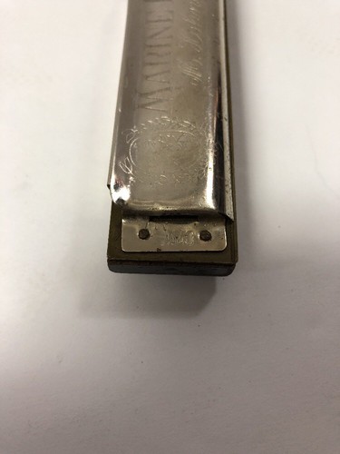 M. Hohner Marine Band Harmonica No. 1896 A440 Key of G made in Germany w/ Box