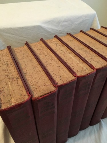 New Standard Encyclopedia 10 Volumes 1941 Complete & Quarterly World Progress