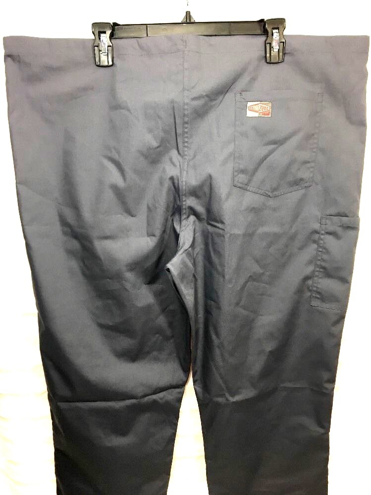 Scrubzone Scrub Pants L Gray 2 Pocket Work Career Scrubs Size Large ~H113