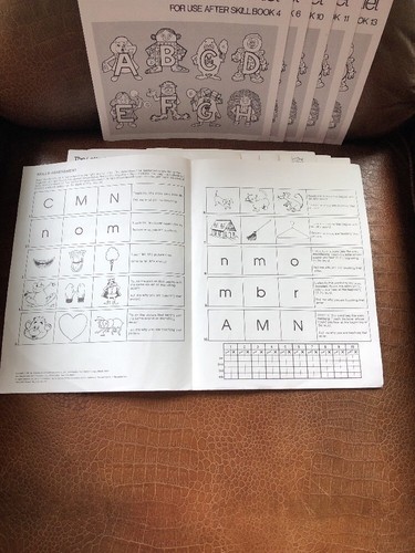 Letter People Skills Assessment Booklet lot use after skill books Lot of 13