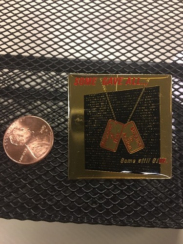 Vtg Some Gave All & Some Still Give Pin POW-MIA