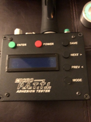 PATTI MICRO PORTABLE ADHESION TESTER The Last Calibration Was In 2016