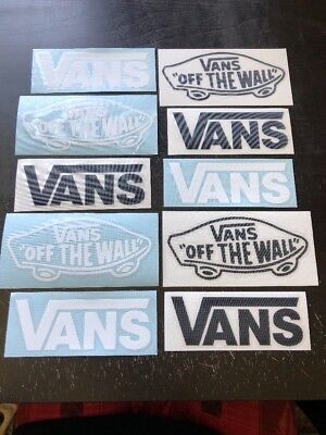 Vans Shoes Skateboarding Stickers decals Pack Of 10 Off The Wall Skateboard