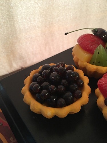 Patisserie Set of 4 Artificial Fruit Tarts 