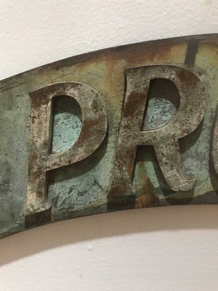Boat Bow Name Plate Ridder 