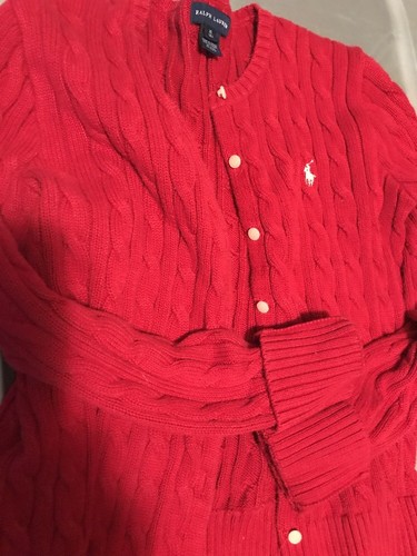 Polo Girls Sweater Size Xl 16