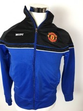 Manchester United Track Jacket Sweatshirt Zip Up Small ...