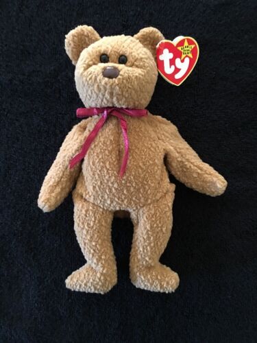 Curly the bear beanie baby cheap value