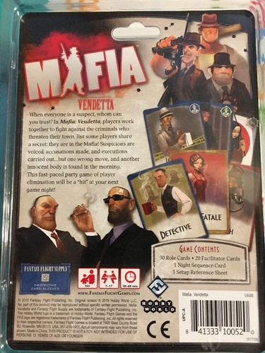 Mafia: Vendetta Board Game