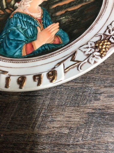 Adoration Ceramic Plate By Fra Filippo Lippi