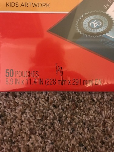 Scotch Thermal Laminating Pouches 8.5”x11” 50 count (4 Pack)!!