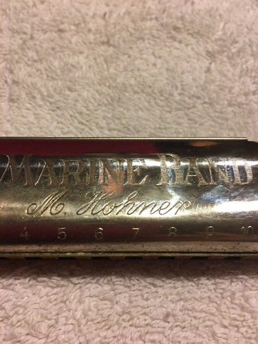 Vintage Harmonica M Hohner Marine Band Germany US Zone