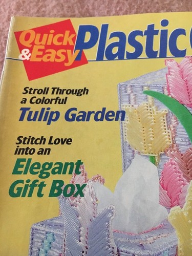 Quick & Easy Plastic Canvas February/March 2000 Number 64 Tulip Candy Cane Mouse