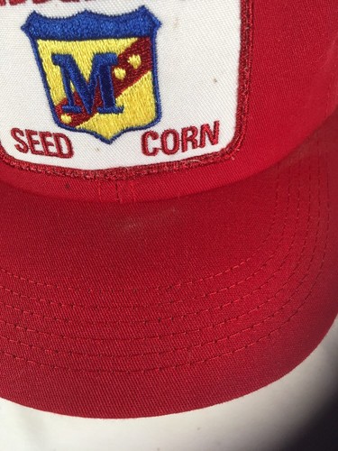 Middlekoop Seed Corn Hat Cap Red Ag Farmer Patch Made In USA Snap