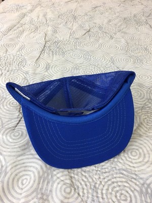 Vintage GENESEE LIGHT Beer Blue Trucker Snapback Hat NEW