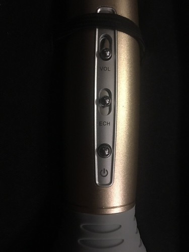 VERKB Portable Wireless Microphone Karaoke 3-in-1 Bluetooth Aluminium with Case