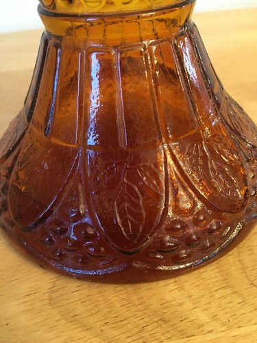 Vintage Amber Oil Farm Lamp 11