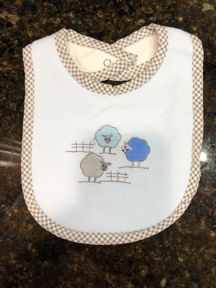 3 ADORABLE ABSORBA BABY BIBS