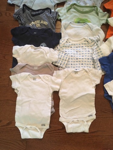 40 Piece Baby Onesie Lot Euc 3 Months 3-6 Months Carters Gerber