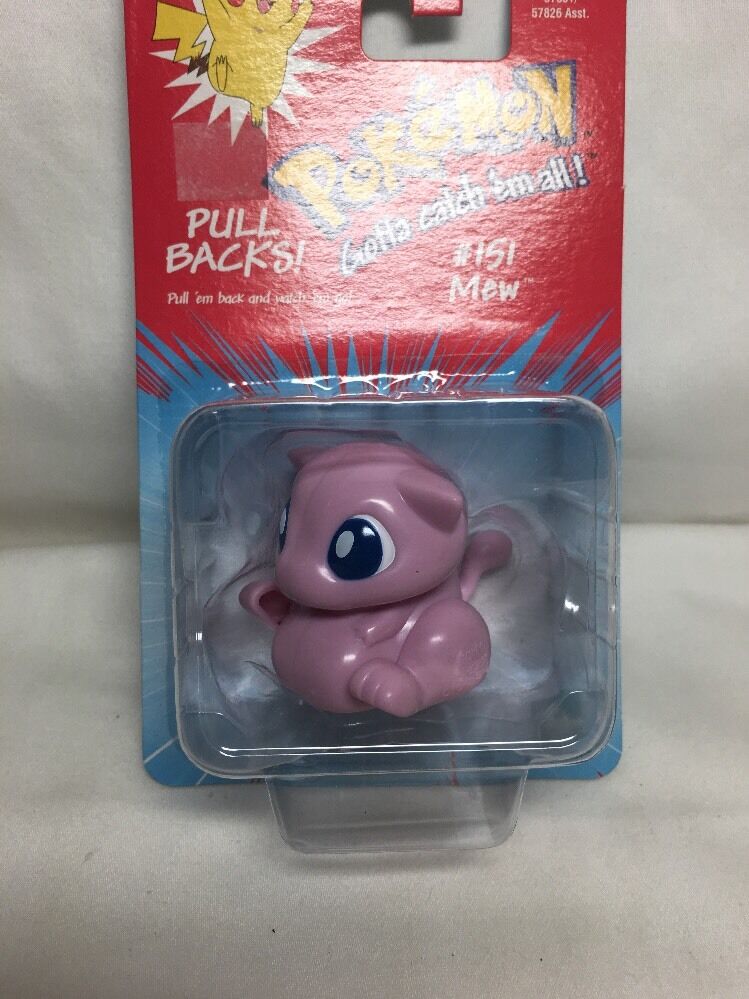 Pokémon #151 Mew Pull Backs Action Figures 1999