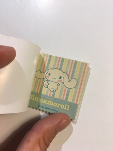 RARE Vintage Sanrio Cinnamoroll Mini Sticker Book 2008 NEW Perfect Stickers