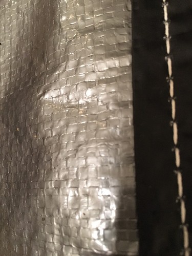 6' x 40' Poly Z Silver Black Tarp 18