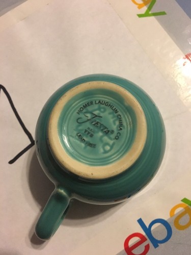 Homer Laughlin Fiesta China Co Lead Free Green Cup