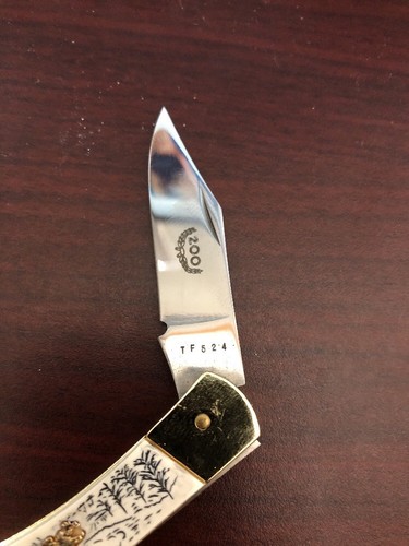 200th Anniversary American Eagle Stainless Steel Folding  Knife Made Japan DD4