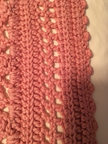 Vintage Afghan Blanket Spread 50 X 72 Handmade  Crochet