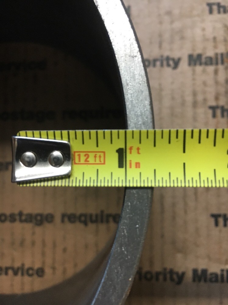 6" IPS Pipe Weld on Steel Collar 4” Long. 1/4" + THICK Wall Sch 40