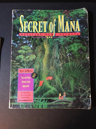 Secret of Mana Official SNES Game Secrets Prima Strategy Guide & Manual Nintendo