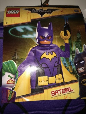 Batgirl Lego Classic Child Costume DC Comics Batman Size 8-10 Medium New