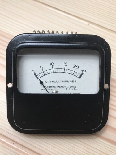 Pair of Vintage ReadRite Panel Meters!! Model 95, Nos. 310 & 325!! with Boxes!!