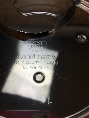 Cuisinart DLC 844TX 4mm Slicing Disc fits DLC-8 & DLC-10 Free Shipping