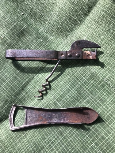 Antique Bottle Openers Corkscrew EASI-OPE H.R. Ransom & Co. Detroit