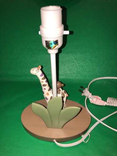 CoCaLo Jacana Lamp Base Giraffe Monkey Jungle Safari Baby Room Decor