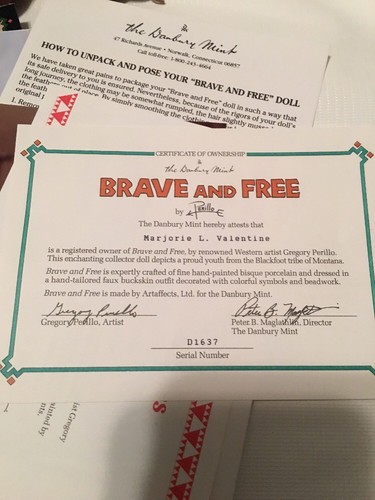 Indian Doll Danbury Mint 